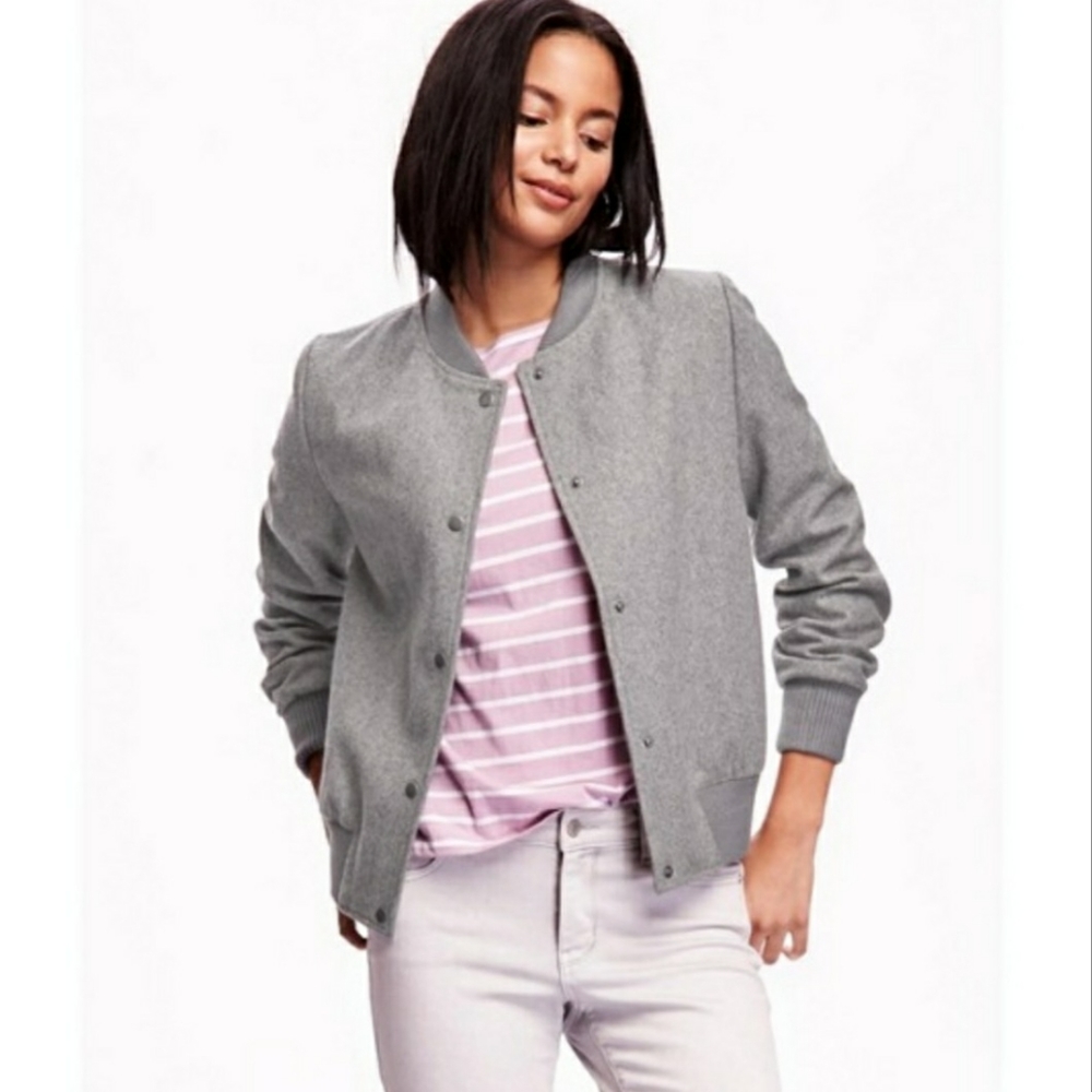 Ladies Wool Old Navy Bomber Jacket